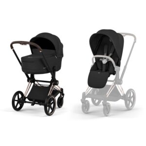 Cybex_Priam-5_2026_Rosegold_Sepia-Black_Baby-Boem_Amsterdam